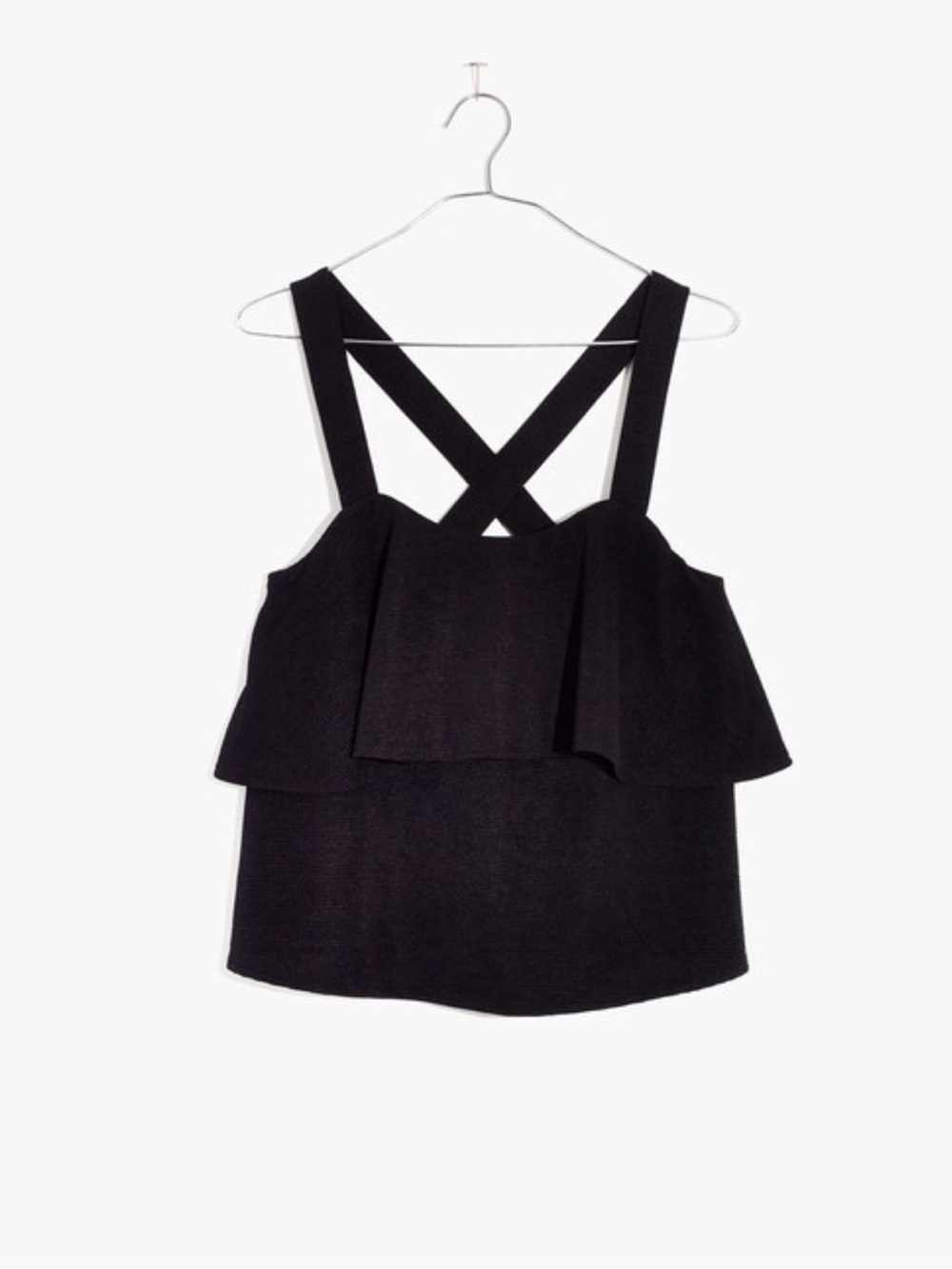 Madewell Texture & Thread Tiered Tank Top